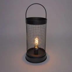 Honsel Moderne Tischleuchte grau 52 cm - Horario