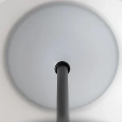 Honsel Moderne Tischleuchte schwarz mit Opalglas inkl. LED 3-Stufen-dimmbar - Djent