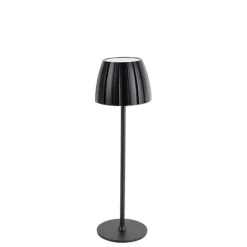 Light Trend Moderne Tischleuchte schwarz 3-stufig dimmbar wiederaufladbar - Dolce