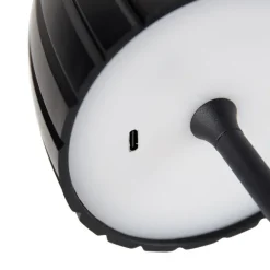 Light Trend Moderne Tischleuchte schwarz 3-stufig dimmbar wiederaufladbar - Dolce