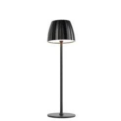 Light Trend Moderne Tischleuchte schwarz 3-stufig dimmbar wiederaufladbar - Dolce