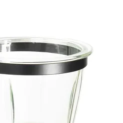 QAZQA Moderne Wandlampe schwarz mit Glas - Roslini