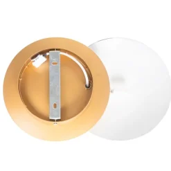 QAZQA Moderne Wandlampe schwarz mit Gold - Sunrise
