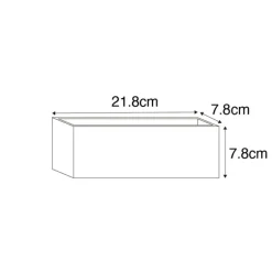 QAZQA Moderne Wandlampe weiß - Santino Novo
