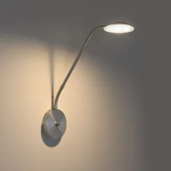 QAZQA Moderne Wandleuchte aus Stahl inkl. LED - Eva