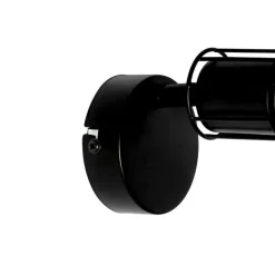 QAZQA Moderne Wandleuchte aus schwarzem Stahl verstellbar - Botu