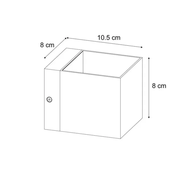 QAZQA Moderne Wandleuchte Beige G9 Quadratisch - Transfer