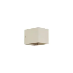 QAZQA Moderne Wandleuchte Beige G9 Quadratisch - Transfer