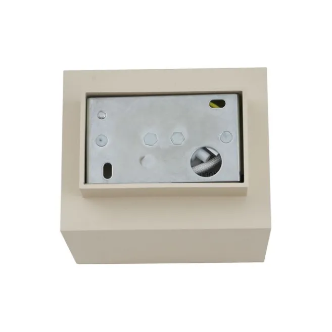 QAZQA Moderne Wandleuchte Beige G9 Quadratisch - Sola