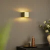 QAZQA Moderne Wandleuchte Gold inkl. LED und Touch-Dimmer Wiederaufladbar - Joris