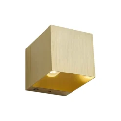 QAZQA Moderne Wandleuchte Gold inkl. LED und Touch-Dimmer Wiederaufladbar - Joris