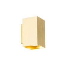 QAZQA Moderne Wandleuchte gold quadratisch - Sandy