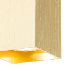 QAZQA Moderne Wandleuchte gold quadratisch - Sandy