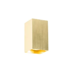 QAZQA Moderne Wandleuchte gold quadratisch - Sandy