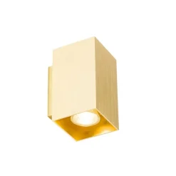 QAZQA Moderne Wandleuchte gold quadratisch - Sandy
