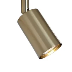 QAZQA Moderne Wandleuchte Gold mit USB-C Neigbar - Rex