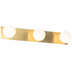 QAZQA Moderne Wandleuchte gold 48 cm IP44 3-flammig - Cederic