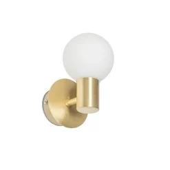 QAZQA Moderne Wandleuchte Gold IP44 - Cederic Up