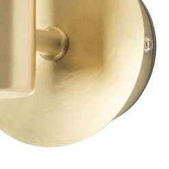 QAZQA Moderne Wandleuchte Gold IP44 - Cederic Up