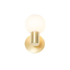 QAZQA Moderne Wandleuchte Gold IP44 - Cederic Up