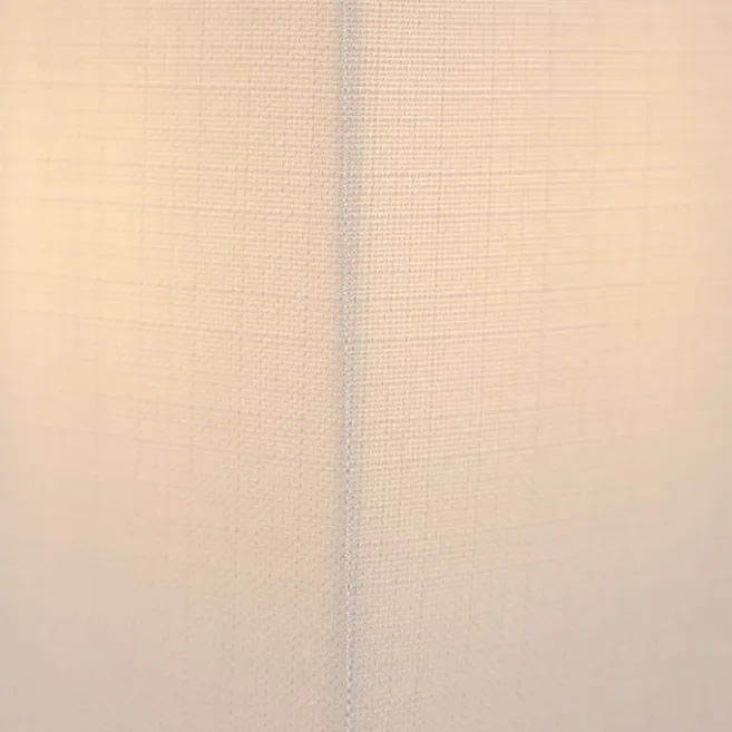 QAZQA Moderne Wandleuchte Jute Weiß mit Stoffschirm - Vete