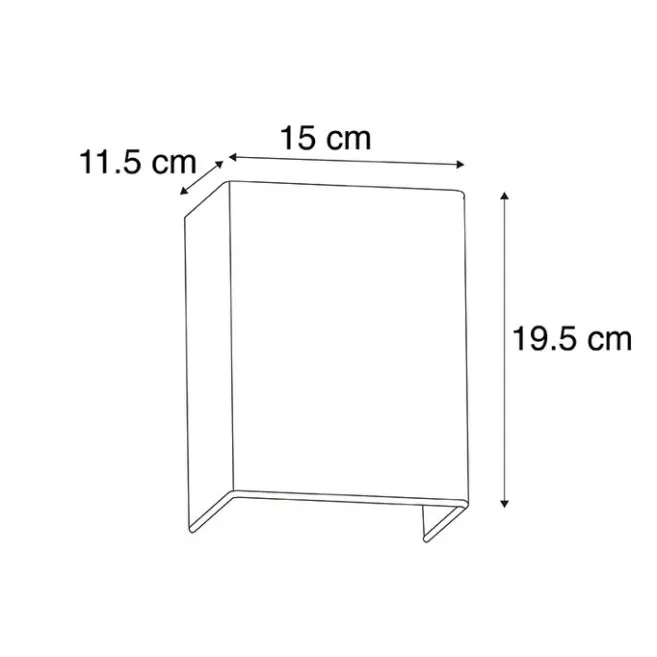 QAZQA Moderne Wandleuchte Jute Weiß mit Stoffschirm - Vete
