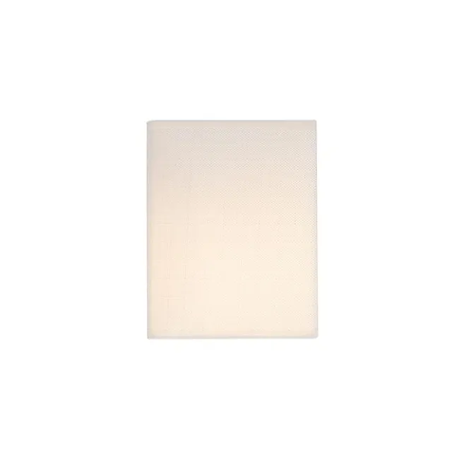 QAZQA Moderne Wandleuchte Jute Weiß mit Stoffschirm - Vete