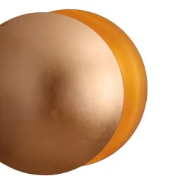 QAZQA Moderne Wandleuchte Kupfer 34,5 cm 2-flammig - Sunrise