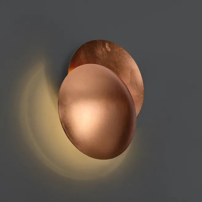 QAZQA Moderne Wandleuchte Kupfer 34,5 cm 2-flammig - Sunrise