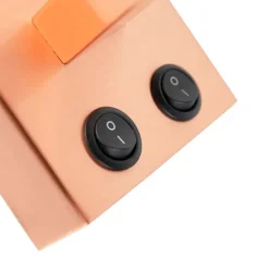 QAZQA Moderne Wandleuchte Kupfer mit Schirm Velours schwarz - Brescia