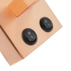 QAZQA Moderne Wandleuchte Kupfer mit Flexarm - Brescia Combi