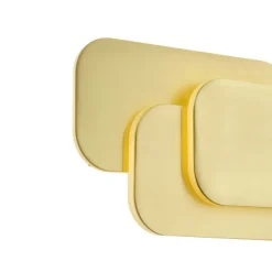 QAZQA Moderne Wandleuchte Messing inkl. LED 3-Stufen-Dimmbar - Dias