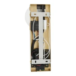 QAZQA Moderne Wandleuchte Messing 2-flammig Verstellbar mit USB-C-Anschluss - Lesly