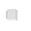 QAZQA Moderne Wandleuchte quadratisch weiß - Sola