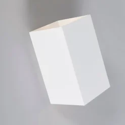 QAZQA Moderne Wandleuchte quadratisch weiß - Sandy