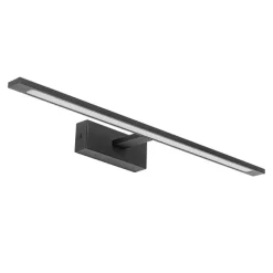 QAZQA Moderne Wandleuchte schwarz 62 cm inkl. LED IP44 - Jerre