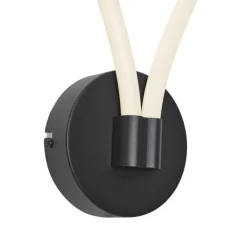 QAZQA Moderne Wandleuchte schwarz inkl. LED 3-Stufen-Dimmbar - Keri