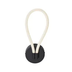 QAZQA Moderne Wandleuchte schwarz inkl. LED 3-Stufen-Dimmbar - Keri