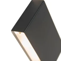 QAZQA Moderne Wandleuchte schwarz 2-flammig - Otan