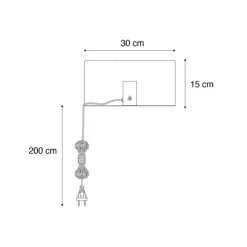 QAZQA Moderne Wandleuchte schwarz magnetisch verstellbar - Muro