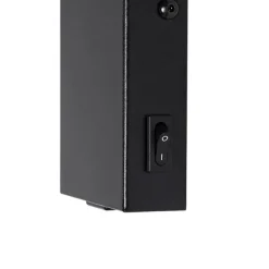 QAZQA Professional Moderne Wandleuchte schwarz mit verstellbarem USB - Croft