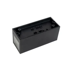 QAZQA Moderne Wandleuchte schwarz IP44 mit Bewegungsmelder - Baleno II