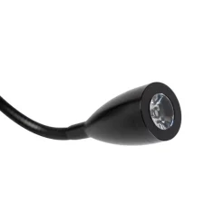 QAZQA Moderne Wandleuchte schwarz mit Flexarm - Brescia Combi