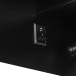 QAZQA Moderne Wandleuchte schwarz inkl. LED mit USB - Thijs