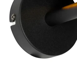 QAZQA Moderne Wandleuchte schwarz mit Gold - VT 1