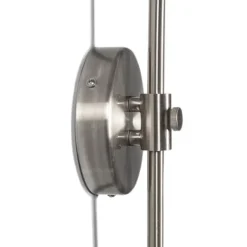 QAZQA Moderne Wandleuchte Stahl ohne Schirm - Arc