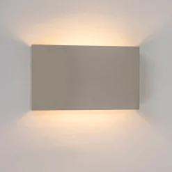 QAZQA Moderne Wandleuchte Stahl 2-flammig - Otan