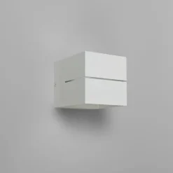 QAZQA Moderne Wandleuchte weiß 9,7 cm – Transfer Groove