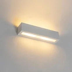 QAZQA Moderne Wandleuchte weiß 2-flammig - Tjada Novo