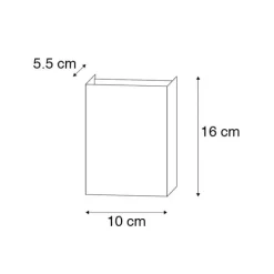 QAZQA Moderne Wandleuchte Weiß 2-flammig - Otan S